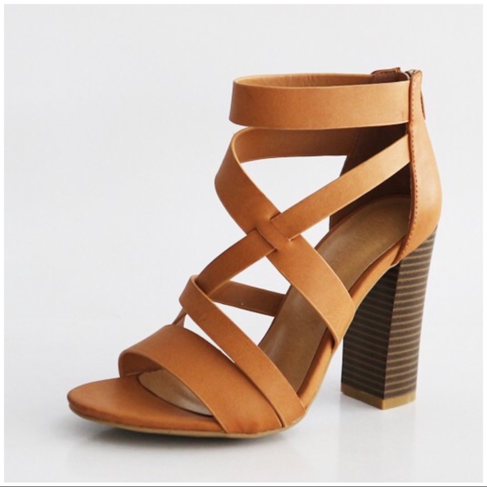 Strapped Camel Heel